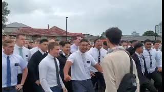 Emotional Haka Elder Peterson leaving East Tamaki for the Ellerslie Zone New Zealand 🇳🇿 ❤️🤙🏼 [upl. by Lusar]