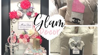 GLAM DIY HOME DECOR [upl. by Lupee852]