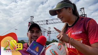 Zudikey Rodríguez no quiere que Pato Araujo siga compitiendo en Exatlón por su lesión  Ventaneando [upl. by Doxia]