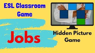 ESL Vocabulary Game  Jobs and Occupations  Hidden Picture Game [upl. by Gnoh729]