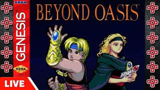 Live  491  Zerando Beyond Oasis  100 E SEM MORRER  Megadrive [upl. by Mccormac501]