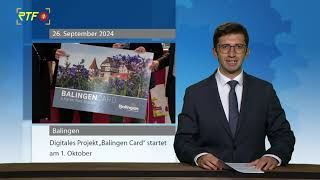 Digitales Projekt „Balingen Card“ startet am 1 Oktober [upl. by Anev261]