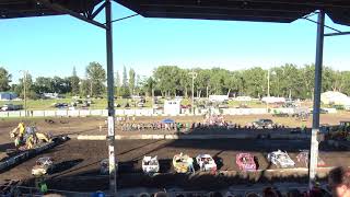 Polk County Fair Demo Derby 2018  Fertile MN [upl. by Kinny]