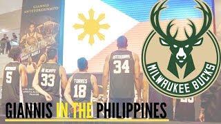 Giannis Antetokounmpo in the Philippines [upl. by Junette]