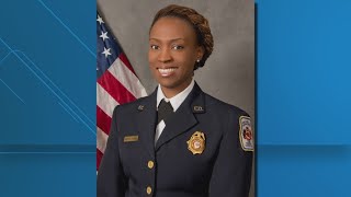 Felicia Barnes blazes trail as Fairfax Countys first Black woman fire battalion chief [upl. by Kamin]