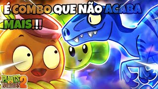 NEM O DINOSSAURO ESCAPOU DO COMBO 🐉🍀 PvZ2  ARENA  Torneio da Nozclete [upl. by Denny]