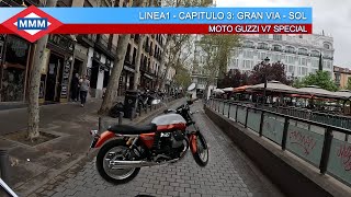 LINEA1CAPITULO3 GRAN VIASOL EN MOTO GUZZI V7 [upl. by Nirrep]