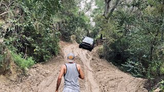 Slippery Hills of Hardrock 4x4 Offroad Park  Toyota VS Jeep [upl. by Yesnikcm415]