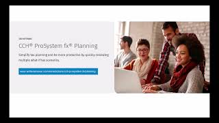 CCH® ProSystem fx® Planning Overview [upl. by Mychal666]