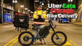 Pedaling Profits in Chicago My Uber Eats Bike Delivery Journey Amidst GPS Challenges [upl. by Ide]