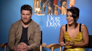 DOG DAYS Interview Vanessa Hudgens amp Adam Pally [upl. by Yasui812]