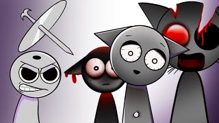 Incredibox Sprunki comparison Battle  CREEPY PHASES SPRUNKIES Clukr vs Gray [upl. by Iem302]