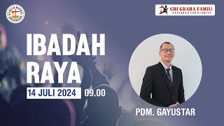 Ibadah Raya GBI Graha Famili 14 Juli 2024  ALLAH Beserta Kita [upl. by Neerom]