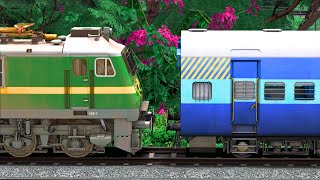 WAG9 SHUNTING ICF BLUE EXPRESS TRAIN  BUMPY RAILROAD  Train Simulator  Railwork  NTG GAMING [upl. by Osgood]