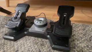 Logitech G PRO Flight Yoke System Professional Simulation Yoke and Throttle Quadrant Review [upl. by Taam560]