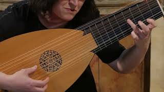 S L Weiss  London Suite IV  Evangelina Mascardi baroque lute [upl. by Ranice]