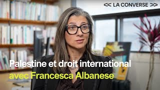 Les Grandes Converses rencontre avec Francesca Albanese [upl. by Birchard]