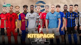 Kitspack Update Pes 2021 amp Football Life 2024 Season 2425 Vol1 with tutorial SIDER PC [upl. by Prosperus555]