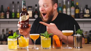 7 bourbon whiskey cocktails with only 1 bottle [upl. by Demetris608]