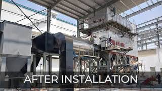 Biomass Thermal Oil Heater Installation at Leading Petrochemical Plant  Sustainable Energy Project [upl. by Hera]