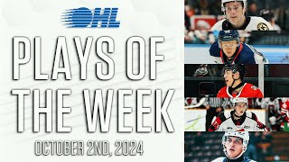 OHL Plays of the Week October 2nd 2024 [upl. by Solorac]