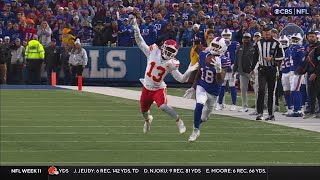 Onehanded catch Amari Cooper Mosses Chiefs DB for 30yard gain [upl. by Ancalin]