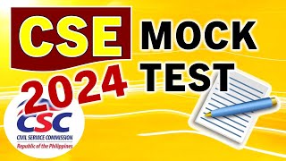 Career Service Exam 2024  Mock Test Challenge [upl. by Bleier]