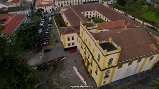 Angra do Heroismo 4k video drone  Terceira island [upl. by Ethbun118]