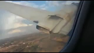 New footage of passengers evacuating burning plane in Japan [upl. by Ahouh]