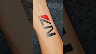 N7 TATTOO ideatattoo tattoodesign art shorts [upl. by Wilmar]