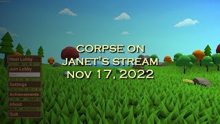 Corpse Husband on Janets stream  Muck NOV 17 2022 [upl. by Imled]