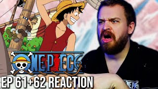 WERE IN THE GRAND LINE  One Piece EP 6162 Reaction amp Review [upl. by Lathrop]