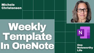 Weekly Template in OneNote  Weekly planning  Daily Planning  Plan with Me  Days of week [upl. by Omora]