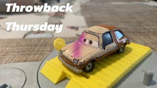 Disney Pixar Cars 2 2013 Tubbs Pacer with paint spray review Throwback Thursday S2 Ep4 [upl. by Dygert462]