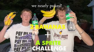 The Banana Sprite Challenge  Absolutely HORRENDOUS [upl. by Anitac]