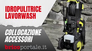 Idropulitrice Lavorwash LVR4 Plus 160 Digit  Collocazione accessori [upl. by Kaycee]