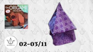 020311  Sugar Shack  Easy ORIGAMI Calendar 2024 [upl. by Acimak]