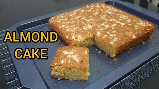 ALMOND CAKE  4Ingredient Cake  Recel Creates [upl. by Taub852]