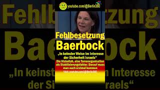 Fehlbesetzung Baerbock israel Hisbollah AußenministerinUN Grüne DieGrünen standwithisrael [upl. by Nonnac]