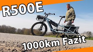 Lastenfahrrad Elops R500E  1000 km Fazit  Meine Longtail Erfahrungen [upl. by Ettennej]