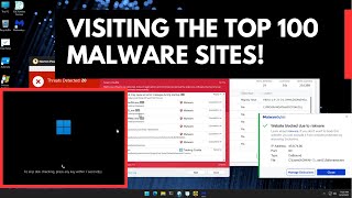 Downloading and running the 100 Malware links [upl. by Iggy]