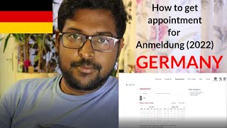 NEW ANMELDUNG CITY REGISTRATION PROCEDURE IN GERMANY 2022 HOW TO GET ONLINE APPOINTMENT ANMALDUNG [upl. by Niatsirk]