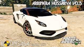 GTA 5 Crash test  Arrinera Hussarya v05 [upl. by Bloxberg]