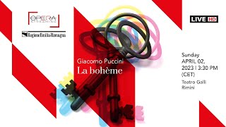 Giacomo Puccini LA BOHÈME  OPERA LIVE STREAMING [upl. by Wystand58]