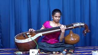 Kum CCharulatha  Veena  Vainika Smt Kalpakam Swaminathan Birth Anniversary Concert [upl. by Hengel7]