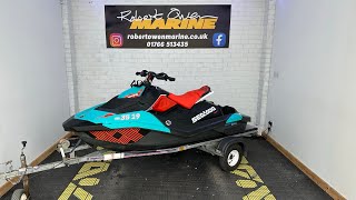 2017 SeaDoo Spark Trixx 2up 90hp iBR  108hrs  Warranty until Sept 2025 [upl. by Lhok]