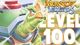 Monster Legends Tomskas Mine Turtle Level 1 To 100  BEST Way To Use This Mythic  Full Review [upl. by Nivle]