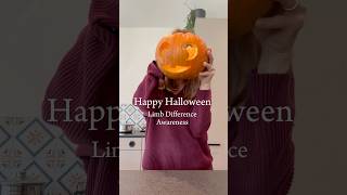 Limb Difference Awareness on Halloween 👻 halloween disability advocate shorts [upl. by Fernanda]