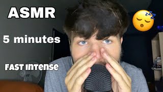 ASMR 5 MINUTES FAST INTENSE ASMR 😴 [upl. by Moulton603]