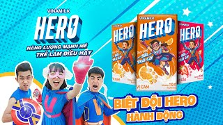 SỮA TRÁI CÂY VINAMILK HERO  BIỆT ĐỘI HERO HÀNH ĐỘNG  HÀ SAM x MINH KHOA TV [upl. by Adrianna]